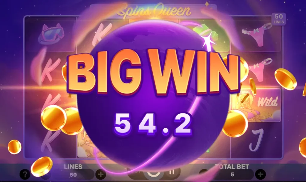 1Win पर स्पिन्स क्वीन में बड़ी जीत 1Win पर स्पिन्स क्वीन में बड़ी जीत